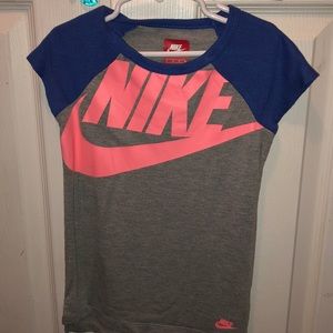 Nike Logo Short Sleeve Baseball Tee